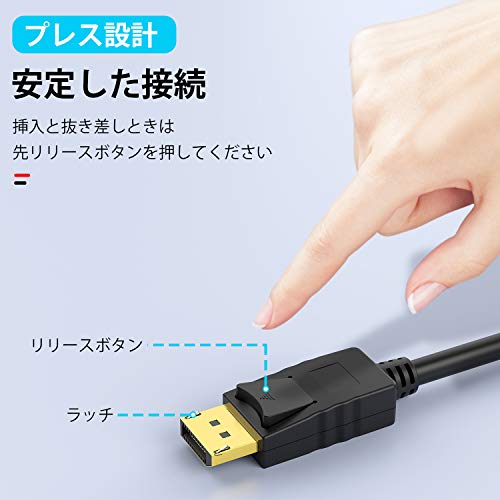 ICZI DisplayPort HDMI 変換アダプタ 最大解像度 1920×1080