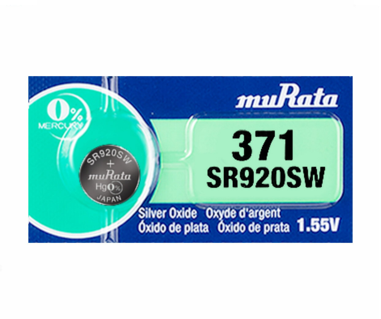 時計用　酸化銀電池 SONY SR920SW（No.371)