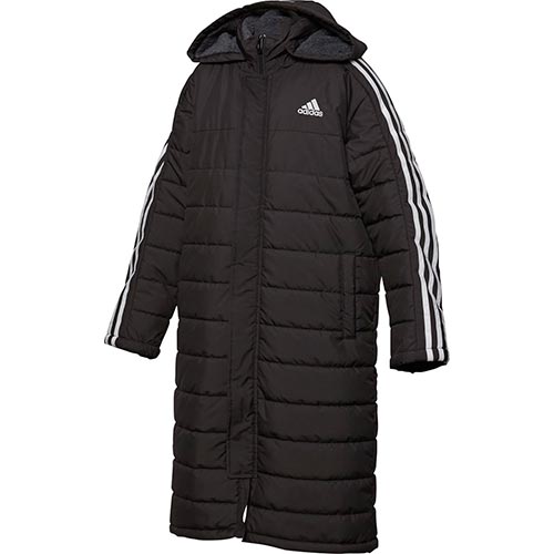 楽天市場】アディダス ロングコート ベンチコート 3-STRIPES