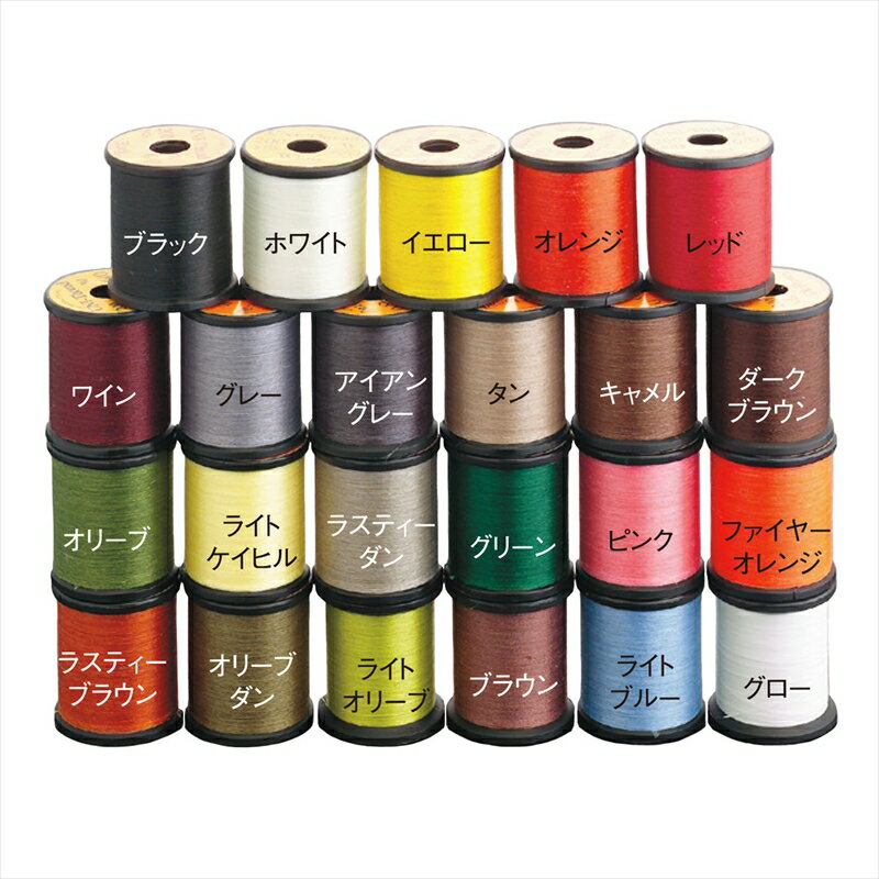 ティムコ UNI 3/0 50yds. ユニスレッド レッド