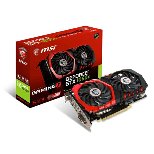MSI Computer GEFORCE GTX1050TI GAMING X 4G GTX1050Ti4GB搭載ゲーミンググラフィックスボード