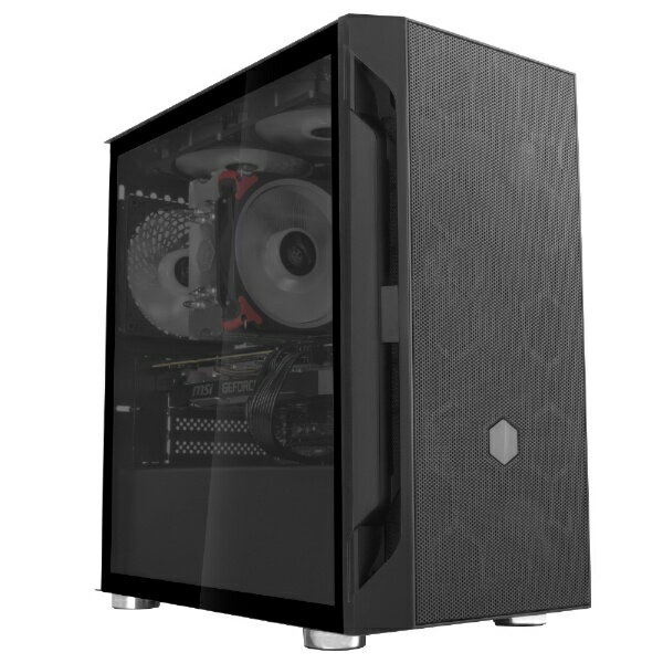 SilverStone シルバーストーン FARA H1 メッシュフロント 強化ガラス ミニタワー型PCケース micro-ATX SST-FAH1MB