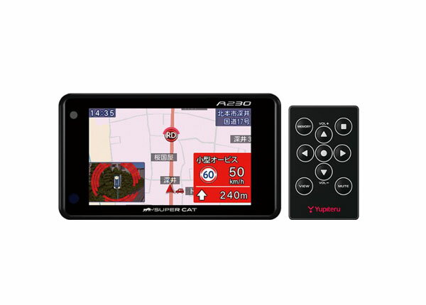 ユピテル GPS&レーダー探知機 SUPER CAT A52 A52｜GPS&レーダー探知機｜Yupiteru（ユピテル）