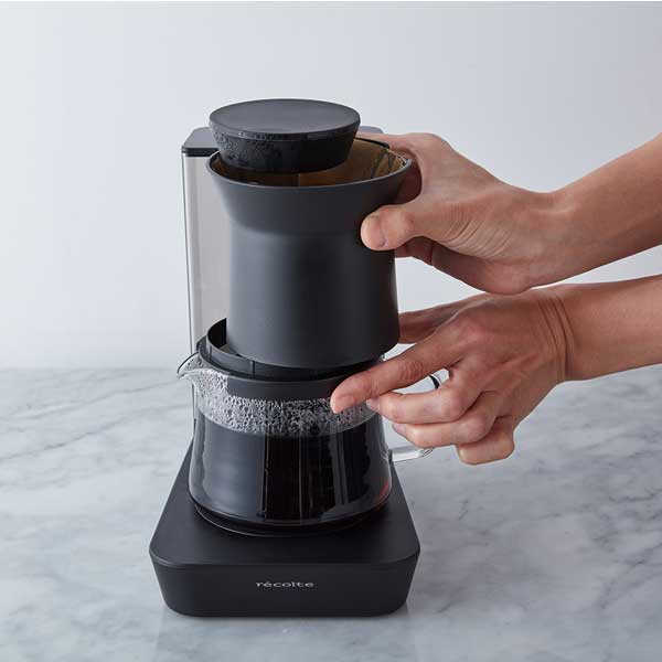 recolte レインドリップコーヒーメーカー ブラック RDC-1(BK)