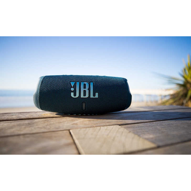 JBL CHARGE 5 モバイルバッテリー機能付きポータブル防水スピーカー BLUE