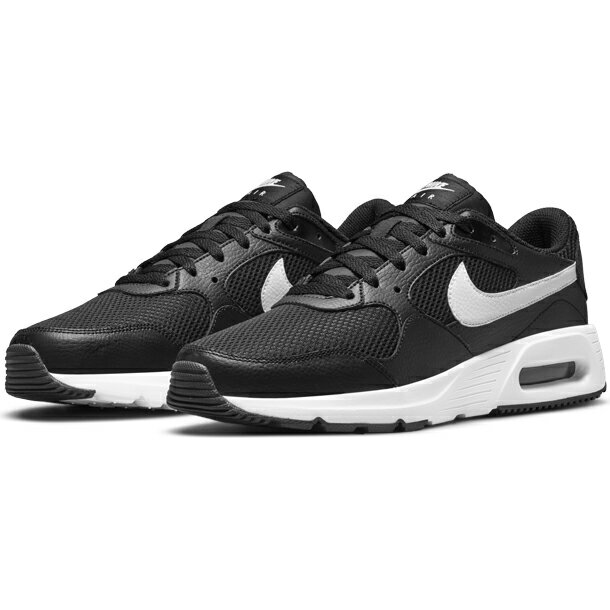 NIKE ナイキ AIR MAX SC エアマックス SC スニーカー メンズ スポーツカジュアルシューズ 24.0cm 002 ブラック×ホワイト×ブラック NJP-CW4555002