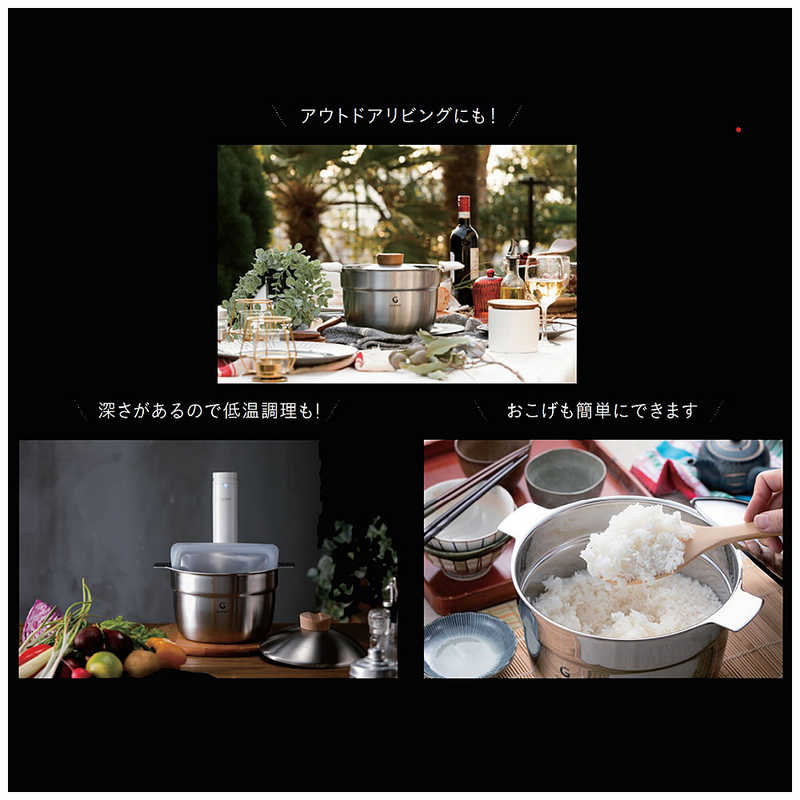 LIMON｜ライモン GL-MP5M GLAMP.マルチポット20cm グランプマルチポット ミラー