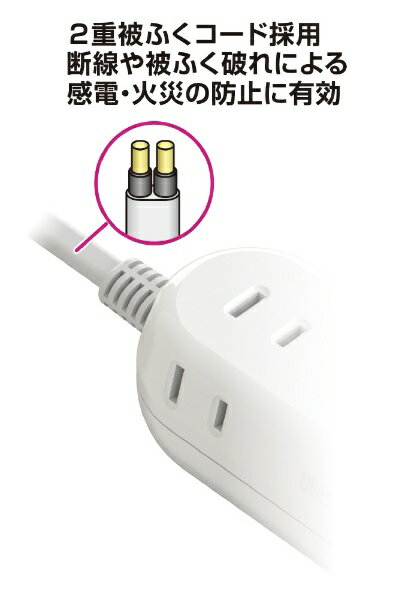 カシムラ USB付電源タップ AC-021