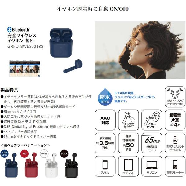 楽天市場】ゲオ GEO 完全ワイヤレスイヤホン GRFD-SWE300T8S NB | 価格