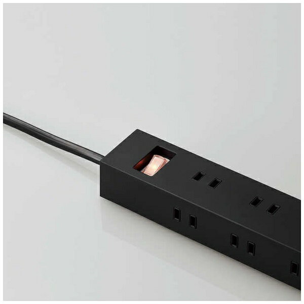 エレコム 電源タップ 2P 10個口 一括スイッチ マグネット 3m ブラック ECT-1530BK(1個)