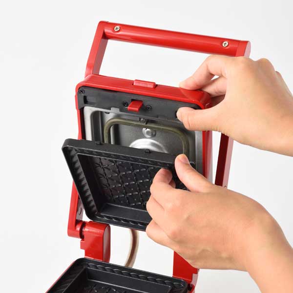 BRUNO グリルサンドメーカー シングル レッド BOE083-RD