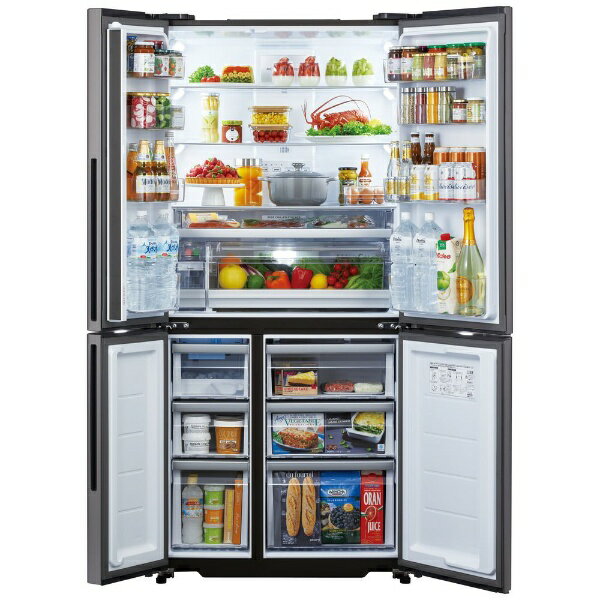 楽天市場】アクア AQUA 4ドアノンフロン冷蔵庫 TZシリーズ 510L ダーク