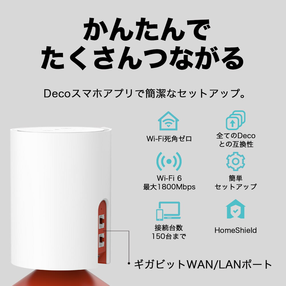 楽天市場】TP-LINK メッシュWiFiシステム DECO VOICE X20 2-PACK 