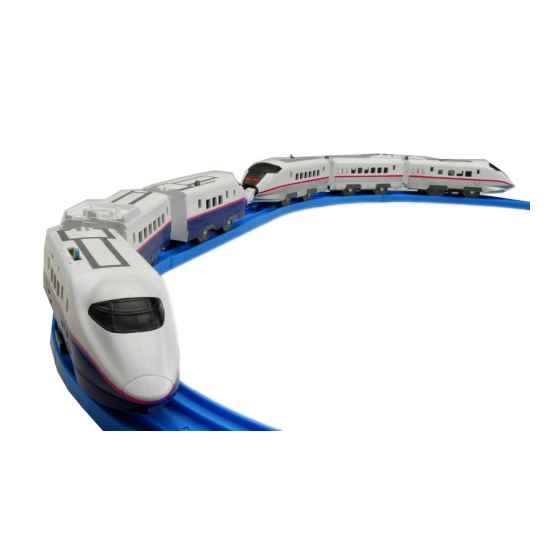 プラレール E2系はやて&E3系こまち連結セット Amazon.co.jp: プラレール E2系はやて&E3系こまち連結セット