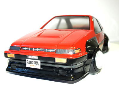 楽天市場】1/10 TOYOTA AE86 TRUENO ストリート仕様ボディセット