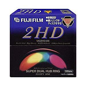 楽天市場】富士フイルム FUJI FILM フロッピーディスク MF2DD 1