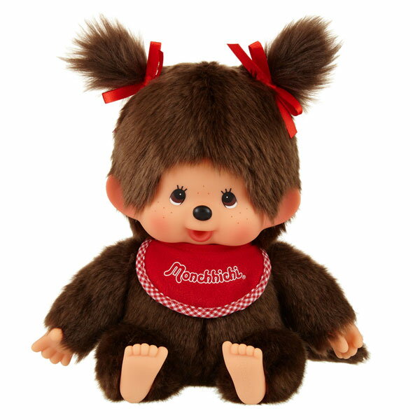 モンチッチ　プレミアムスタンダード　Ｍ　ブラウン　女の子　座り