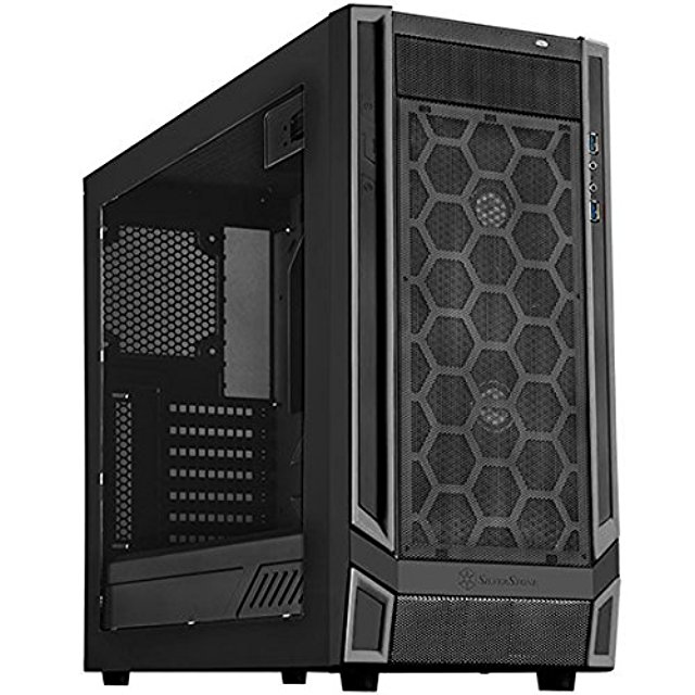 楽天市場】SSTGD06B SilverStone MicroATX HTPCケース Grandia