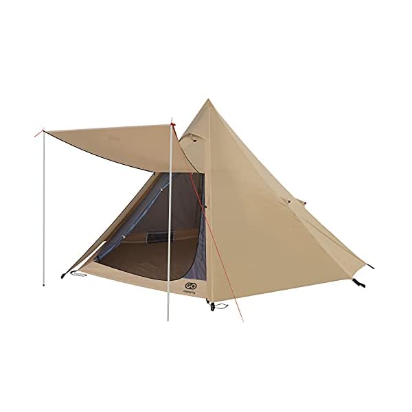 楽天市場】GOGlamping テント ワンポールテント (370×325×200cm