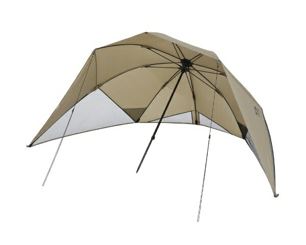 IRISOHYAMA アイリスオーヤマ キャンプ用品 アウトドア シェード ワンタッチ開閉 簡単設置 女性でも楽々 コンパクト収納 ペグ付き 風でも安心 ベージュ OTS-3120
