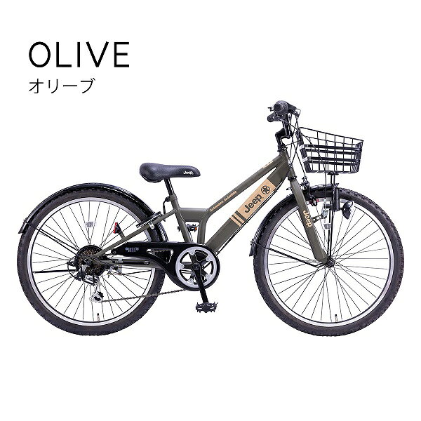 楽天市場】クロモ ジープ｜Jeep 20型 子供用自転車 JE-20S OLIVE/外装6