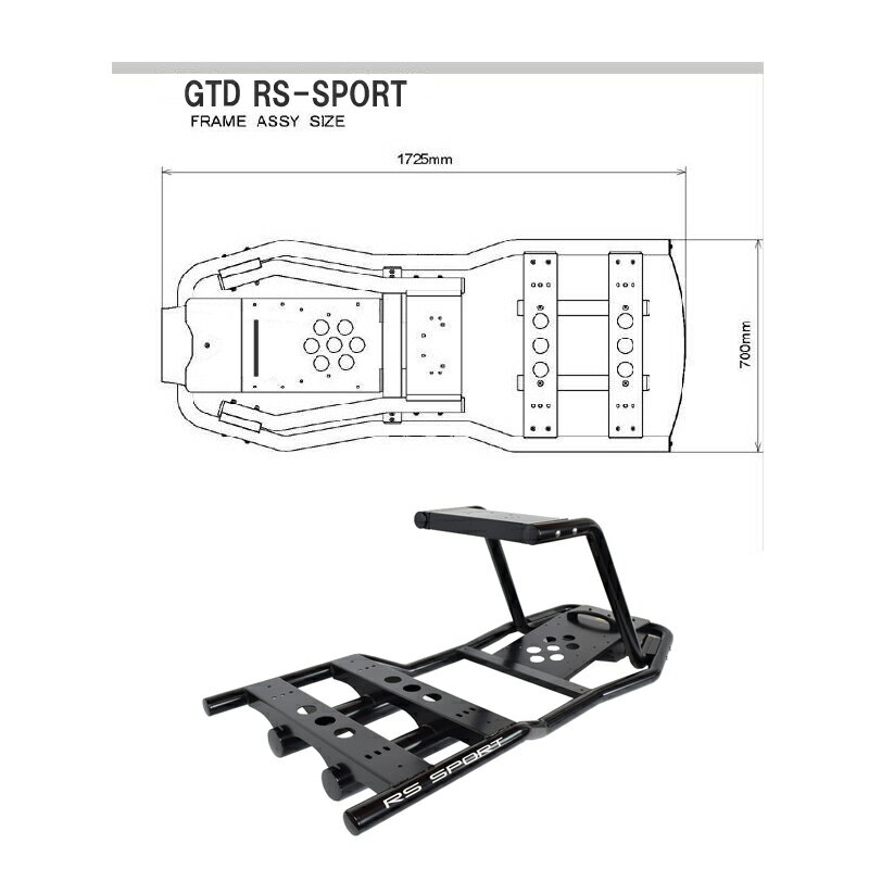 楽天市場】ロッソ ロッソモデロ ハンコン固定シート GTD-RS SPORT