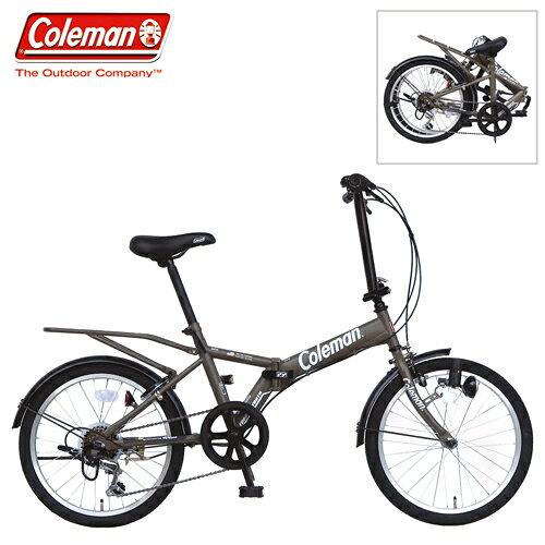 楽天市場】サギサカ コールマン Coleman 折りたたみ自転車 FDB206