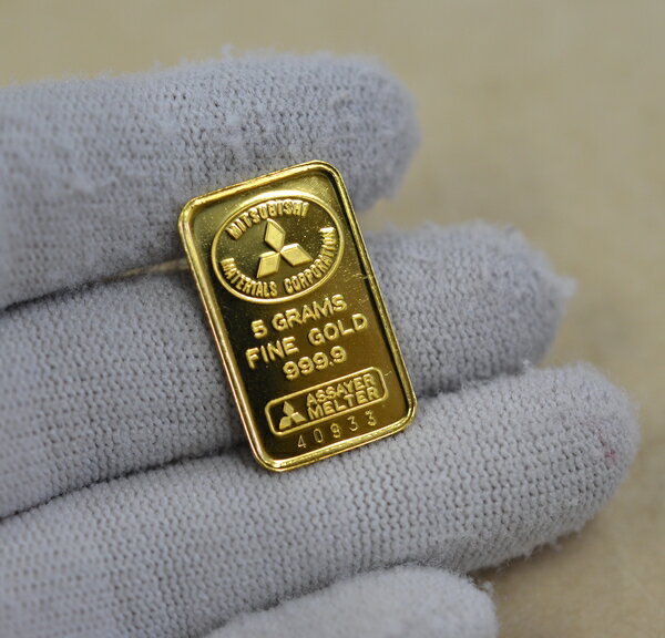 楽天市場】三菱マテリアル 純金インゴット 5g24金ゴールド | 価格比較