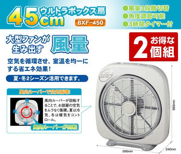 楽天市場】ナカトミ NAKATOMI ウルトラボックス扇風機 45cm BXF-450 
