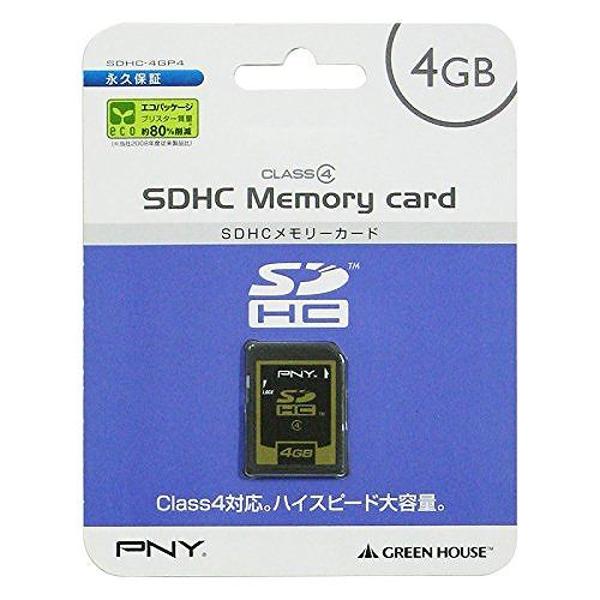 楽天市場】グリーンハウス グリーンハウス SDメモリカード PNY SDHC-4GP4 | 価格比較 - 商品価格ナビ