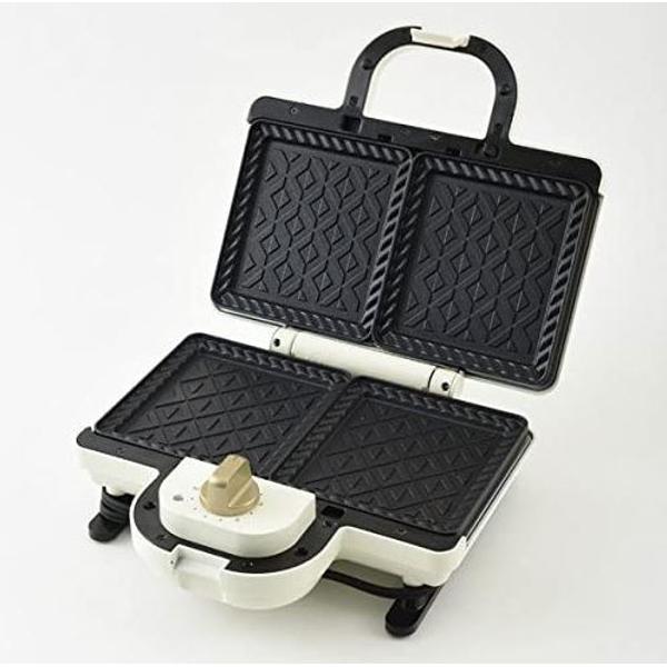 楽天市場】BRUNO BRUNO ホットサンドメーカー ダブル BOE044-WH