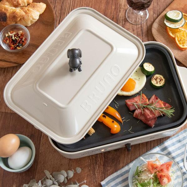 楽天市場】BRUNO PEANUTSコンパクトホットプレート エクリュ