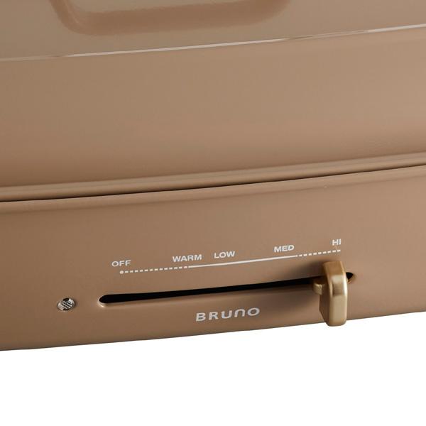 楽天市場】BRUNO BRUNO ホットプレート グランデサイズ サンドベージュ