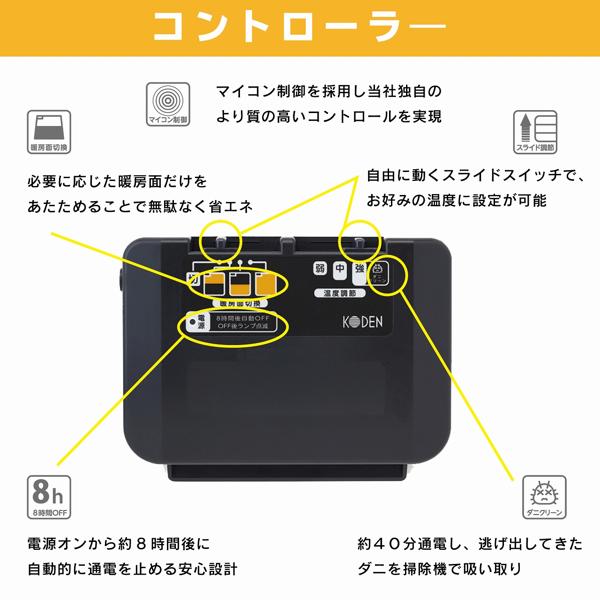 楽天市場】広電 広電｜KODEN VWU3015S ホットカーペット本体 消臭機能