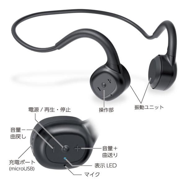 【楽天市場】多摩電子工業 tama's 骨伝導Bluetoothヘッドセット