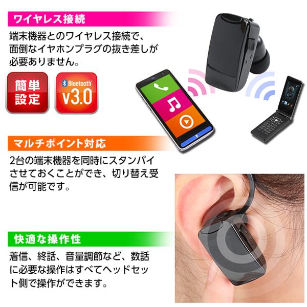 楽天市場】オズマ OSMA 片耳ヘッドセット BT-06K | 価格比較 - 商品