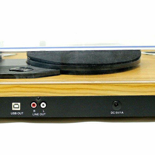 楽天市場】廣華物産 WINTECH レコードプレーヤー USB端子 スピーカー