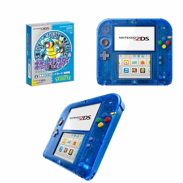 Nintendo2DS ポケットモンスター青 限定パック - 家庭用ゲーム本体