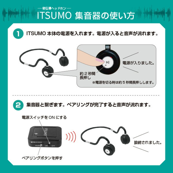 楽天市場】SMV JAPAN SMV JAPAN 骨伝導ヘッドフォン ITSUMO