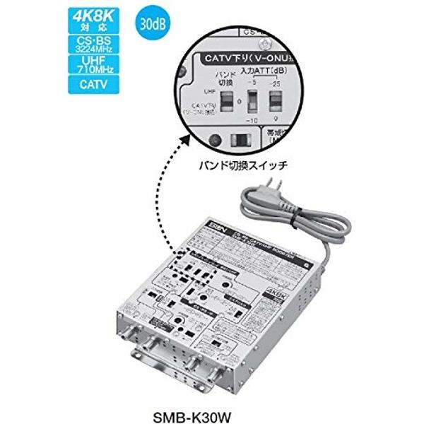 楽天市場】サン電子 サン電子 SMB-K30W 新4K8K衛星放送対応 CS