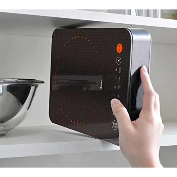 楽天市場】ドリテック ドリテック ミニフラット IH調理器 ブラック DI