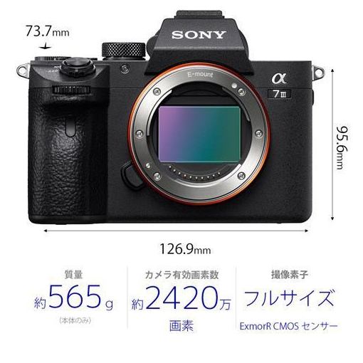 SONY デジタル一眼カメラ α7 III ILCE-7M3 楽天市場】ソニーグループ SONY デジタル一眼カメラ α7 III ILCE-7M3