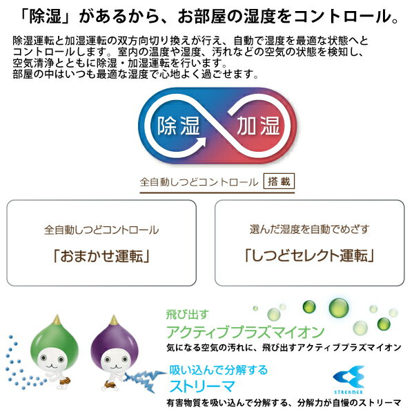 楽天市場】ダイキン工業 DAIKIN ストリーマ空気清浄機 クリアフォースZ