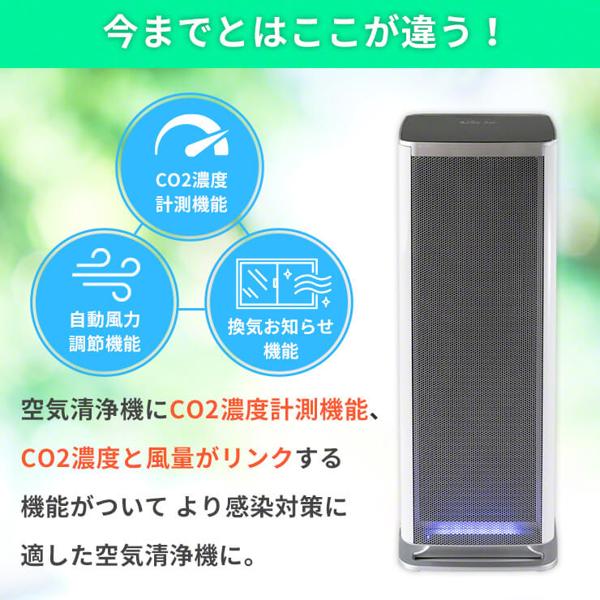 楽天市場】スリーアール Olief CO2センサー搭載 空気清浄機 3R-CO2AP