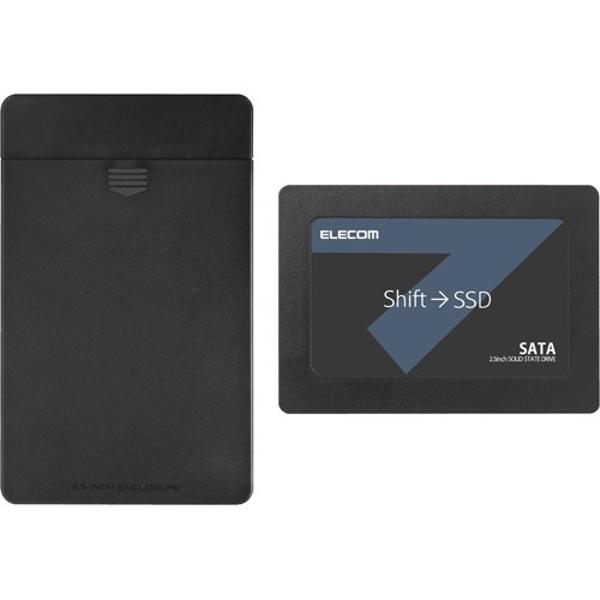 楽天市場】エレコム エレコム 内蔵2.5インチ SSD 240GB USB3.1 Gen1