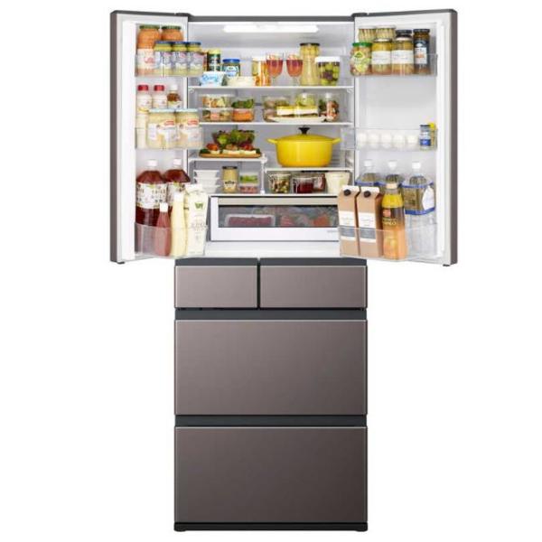 ブラストモーブグレー?HITACHI 498Lフレンチドア冷蔵庫 2022年製 R