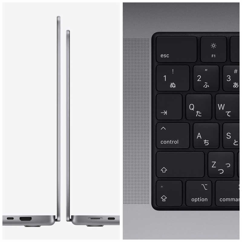 展示品 MacBook Pro 16インチ MK183J/A スペースグレイ MacBook Pro Apple 16inch MK183J/A A2485 Late 2021 TouchID 選べるOS