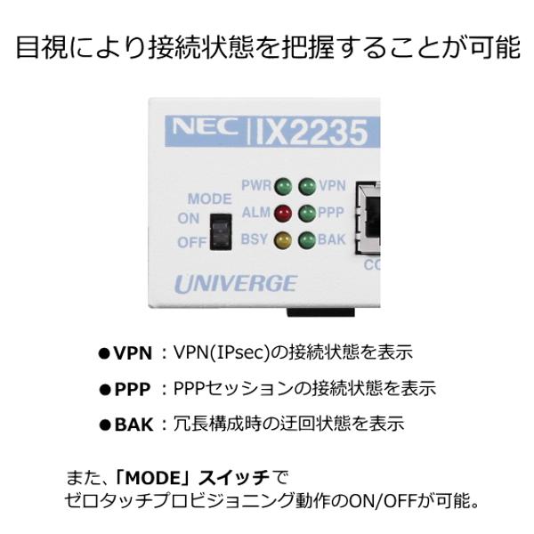 NEC IX2235 有線ルーター UTMライセンス/純正スタンド付き PC