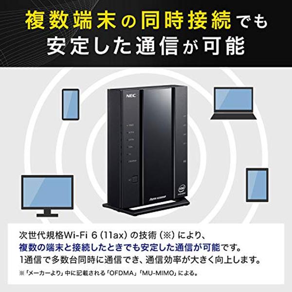 楽天市場】日本電気 NEC 無線LAN Wi-Fi ルーター 6 11ax /AX3000 Aterm 