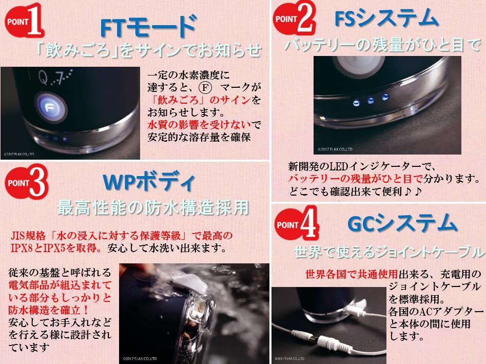 楽天市場】フラックス フラックス 水素水生成器 FL-IQ7N | 価格比較